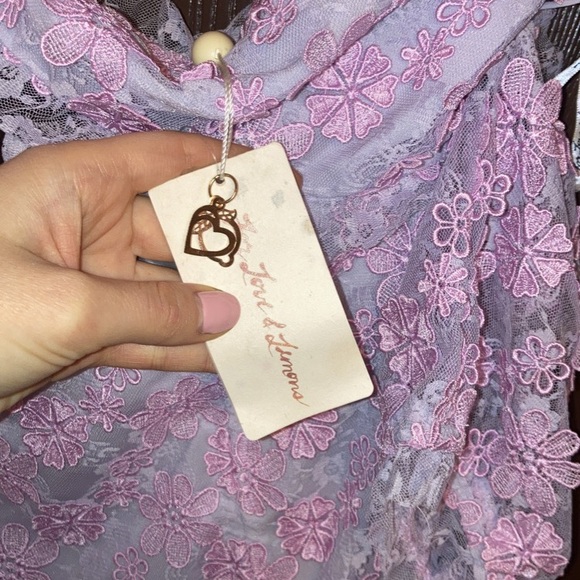 FOR LOVE&LEMONS Amalie dress lavender - Picture 6 of 6